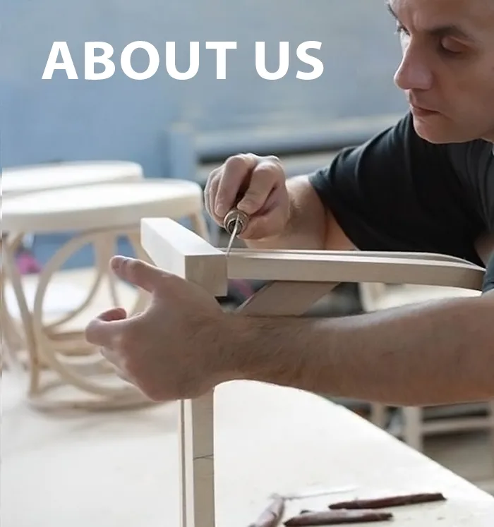 Robot painting chairs